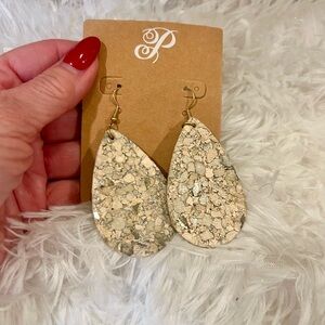 Plunder Gold Teardrop Earrings